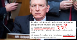 Rep. Paul Gosar abortion poll