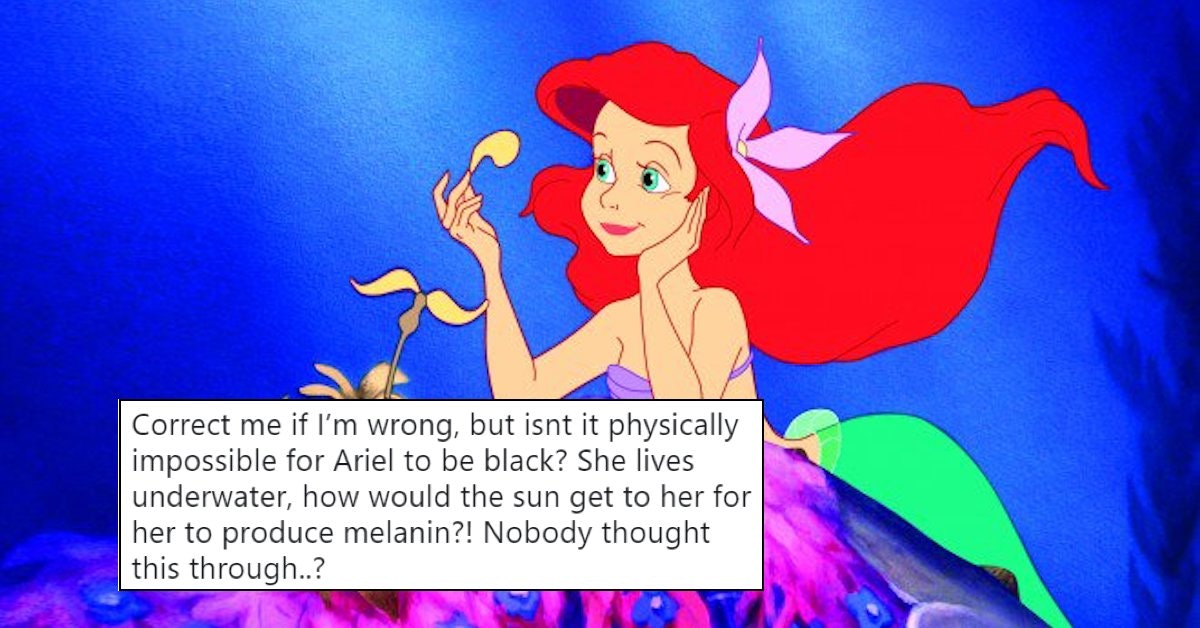 black little mermaid