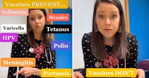 Dr. Nicole Baldwin's TikTok video about vaccines