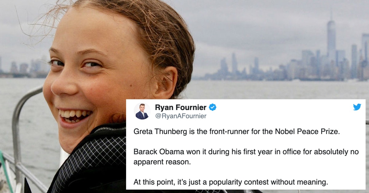 Greta Thunberg Nominated For 2020 Nobel Peace Prize ...