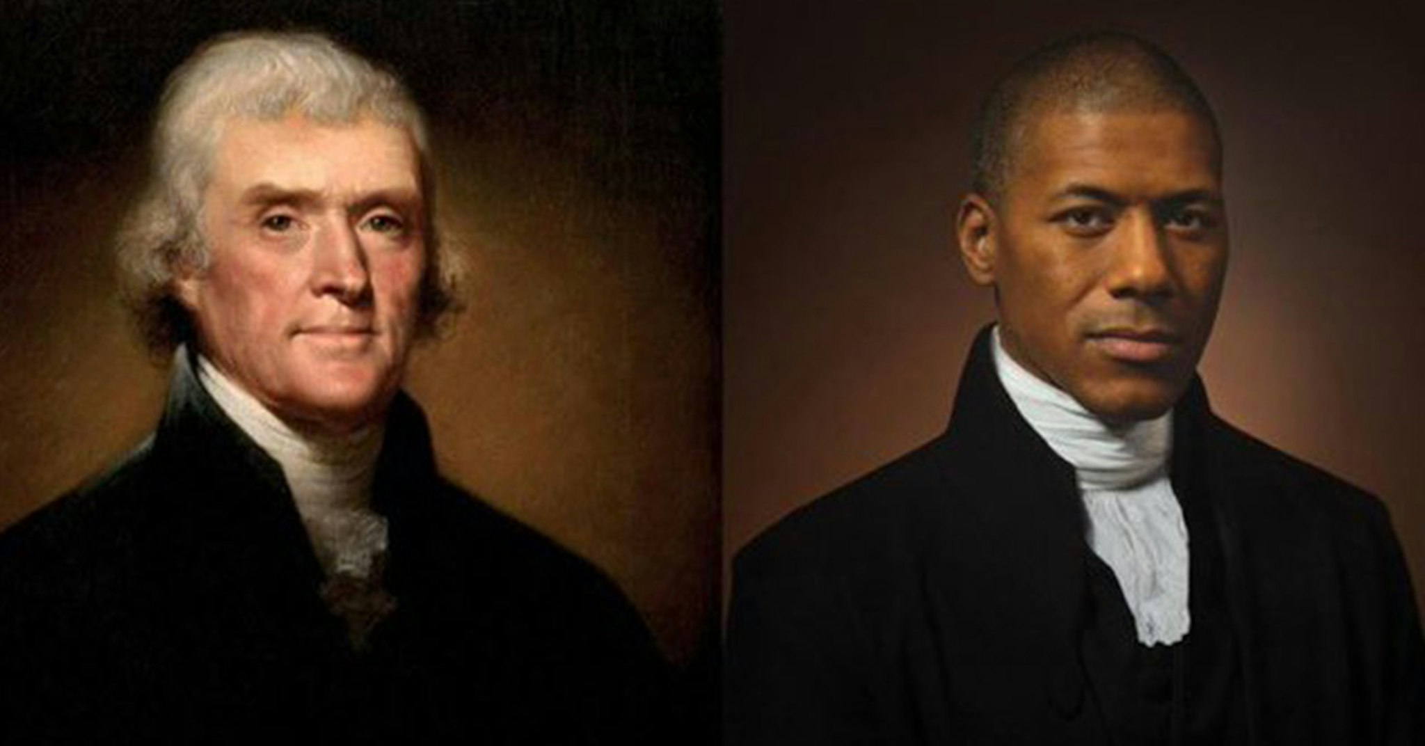 Black Descendant Of Thomas Jefferson Poses In Identical Portrait