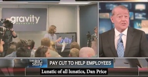 Stuart Varney on Fox News calling Dan Price a lunatic