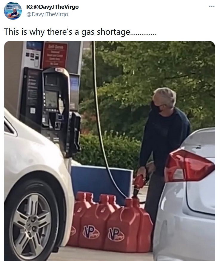 gas stations running out of gas