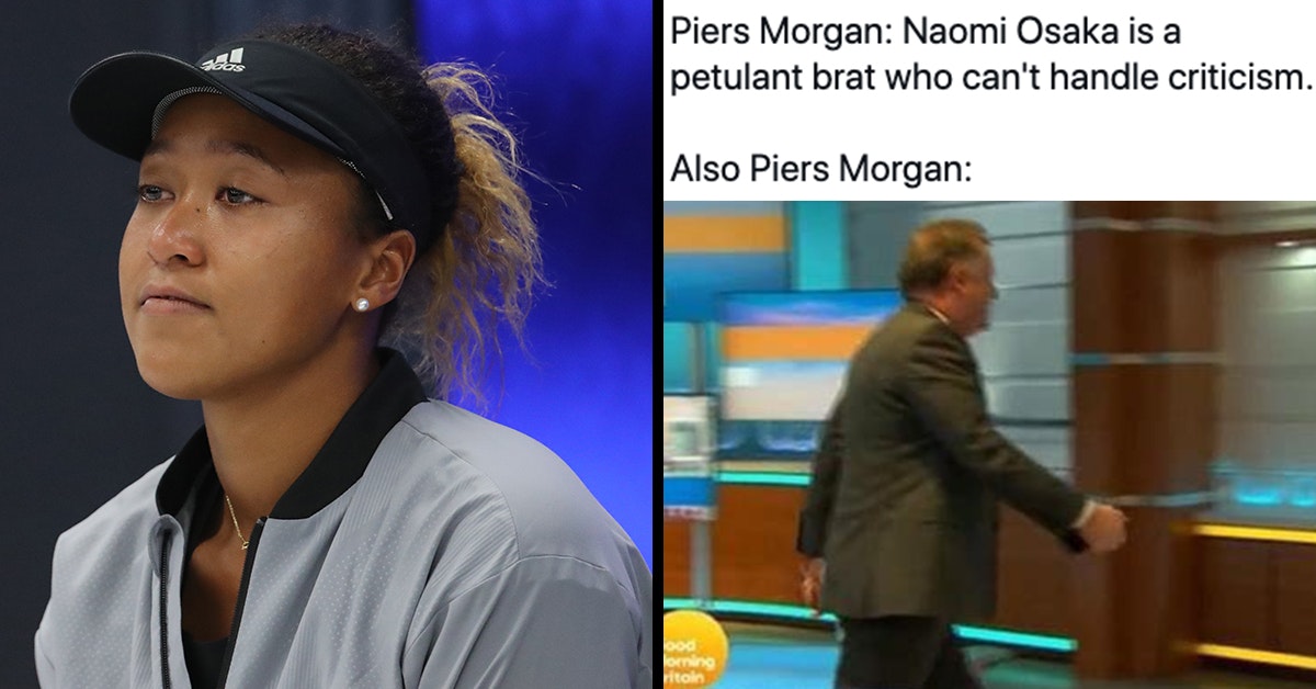 Piers Morgan Slams Naomi Osaka As An 'Arrogant Spoiled Brat'