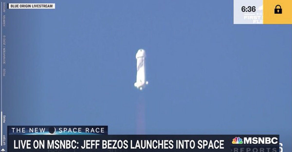 Jeff Bezos Went To Space In A Rocket That Looks Like A D*ck