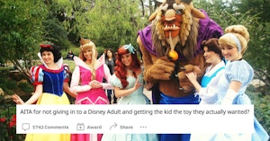 Actors dressed as Disney Characters at Disneyland