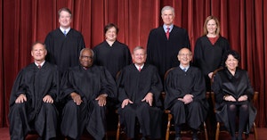 The nine justices of the U.S. Supreme Court as of October 2020