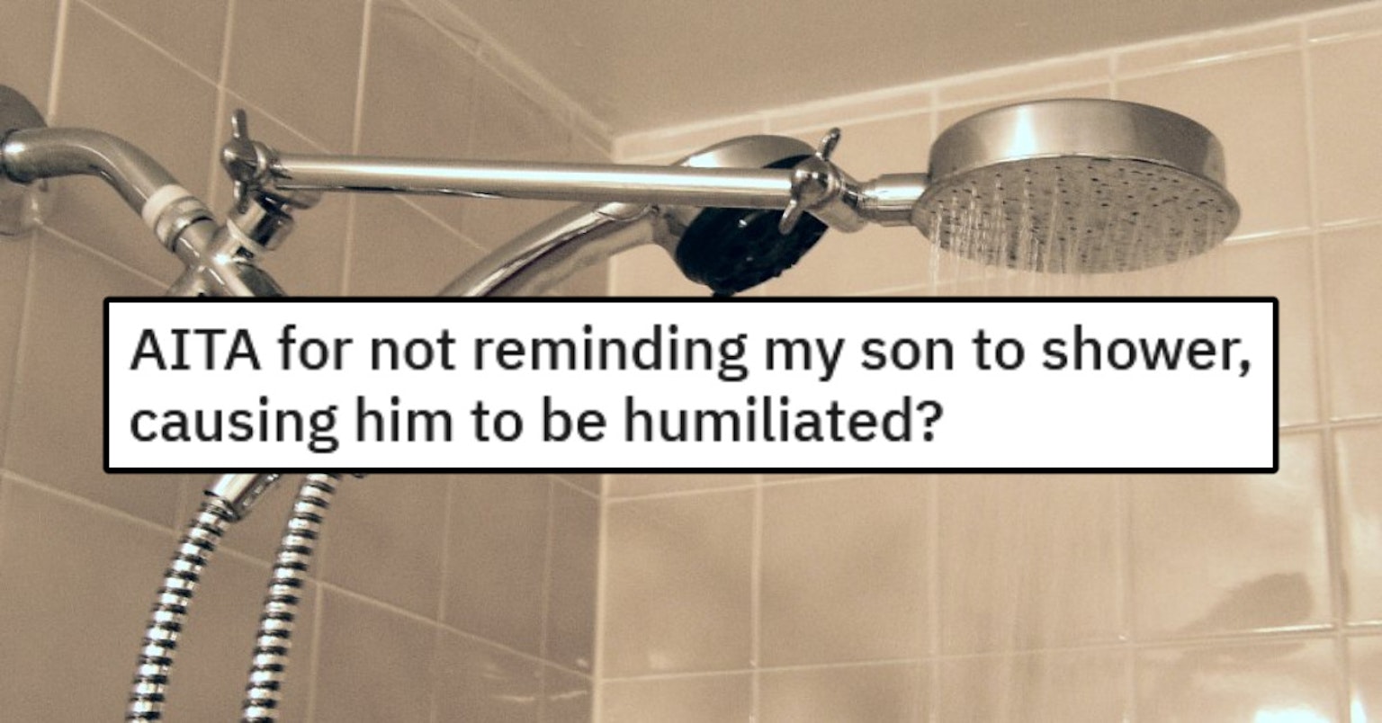 Mom Asks If She Was Wrong To Give Up Reminding Her Son To Shower 10 