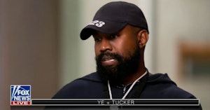 Kanye West on the Tucker Carlson program on Fox News