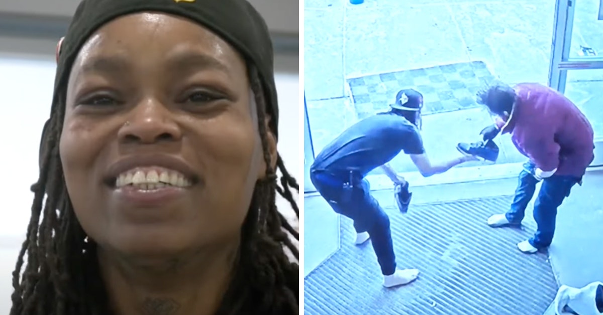 Vikings reward woman who gave her shoes to homeless man in