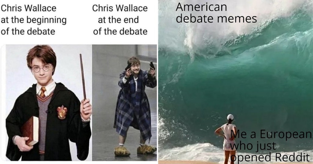 First 2020 presidential debate memes