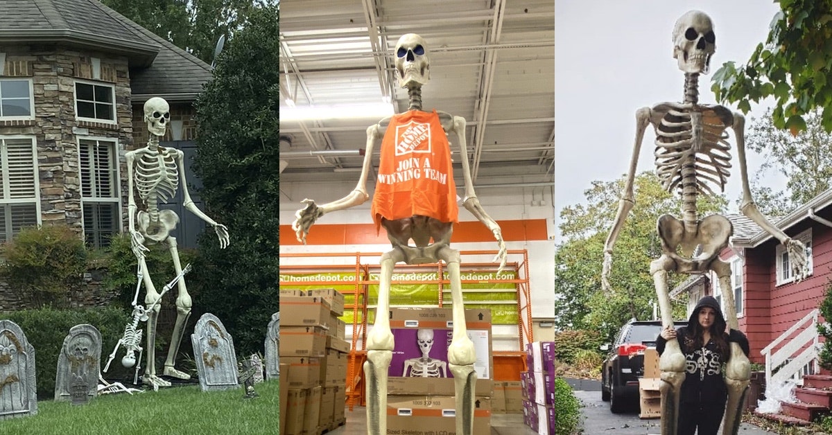 Home Depot Giant Skeleton Started A Trend That Goes Beyond, 54% OFF